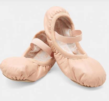 S0249G Giselle Leather Ballet Slipper Youth