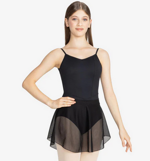 SL216 Wave Mesh Pull On Skirt Adult