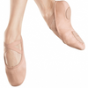 S0282G Zenith Canvas Split Sole Ballet Slipper Youth - Pink