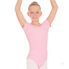 44475C Short Sleeve Leotard Youth - Pink