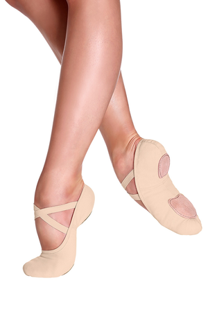 SD16L Sand Canvas Ballet Shoe Adult