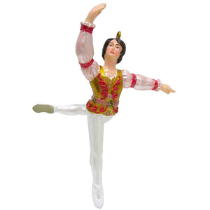 Rose Gold Prince Resin Ornament 4 in.