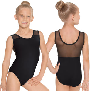 44586C Mesh Back Tank Leotard Youth