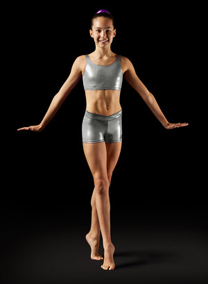 Leo's Adult Foil Crop Top LG111L