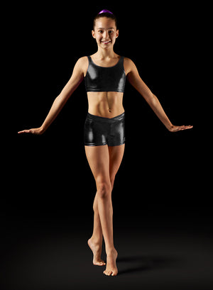 Leo's Adult Foil Crop Top LG111LL